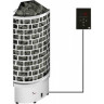 Электрическая печь SAWO ARIES (7,5 кВт, без пульта, нержавейка, встроен. блок мощности, угловая) ARI3-75Ni2-CNR-P