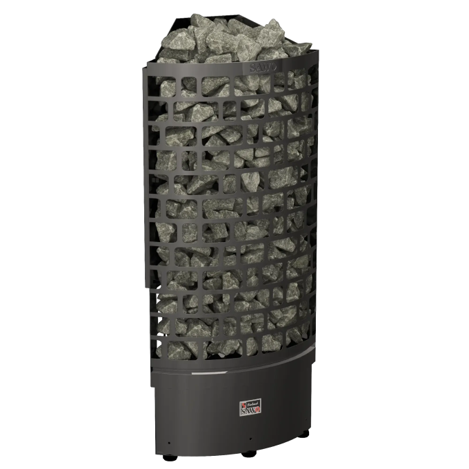 Электрическая печь SAWO ARIES ARI3-75Ni2-CNR-BL-P-C напольная угловая 7,5 кВт, черная