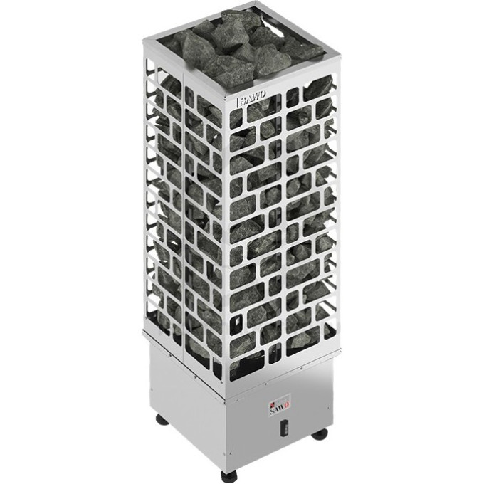 Электрическая печь SAWO CUBOS CUB3-90Ni2-P (9 кВт, выносной пульт, встроенный блок мощности, нержавейка)